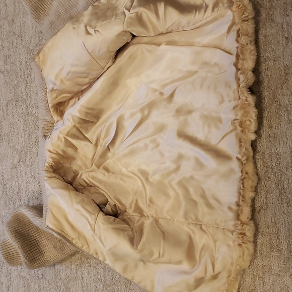 Vintage rabbit fur and wool jacket - Picture 6 of 7